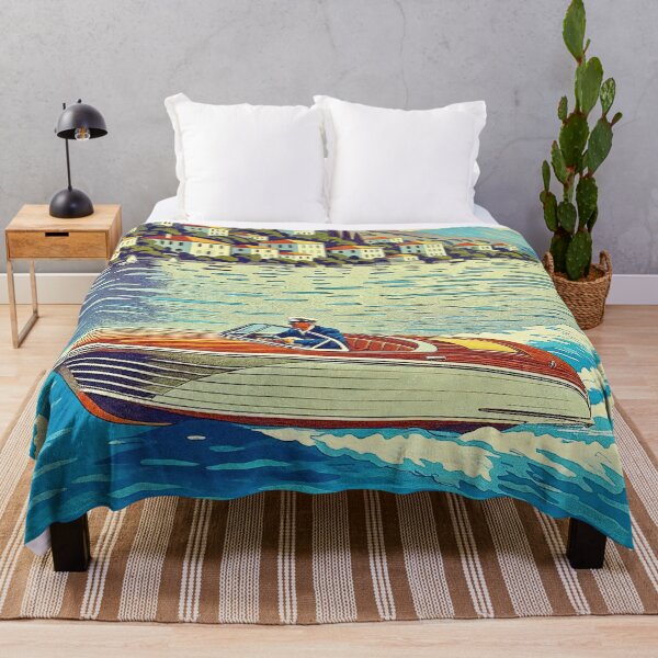 Item preview, Vintage Travel Lake Como designed and sold by maniacfitness.
