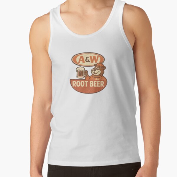 Item preview, Retro A&W Root Beer Bear – Vintage Distressed Soda Mascot Graphic designed and sold by CreateContent.
