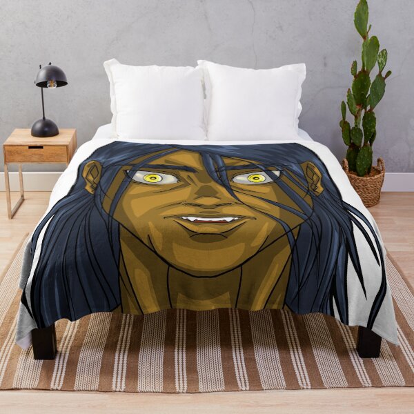 Item preview, Portrait of a man with long hair, golden eyes and long teeth, vampire designed and sold by fifou96.