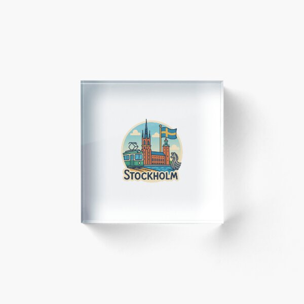 Item preview, Stockholm Sweden City designed and sold by M4nulas.