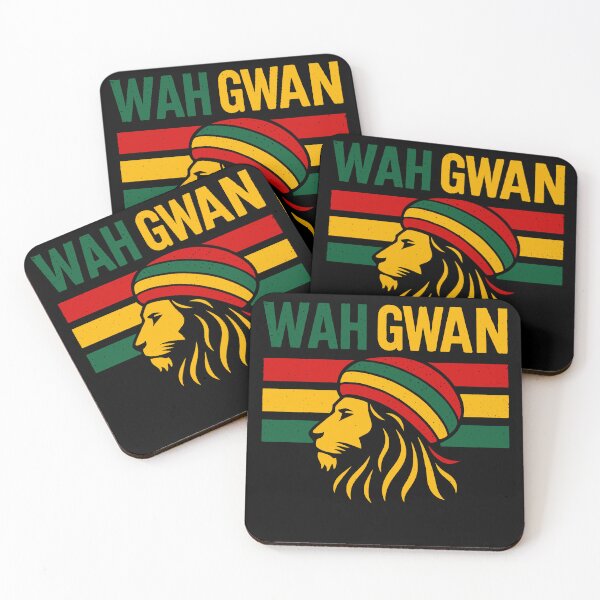 Item preview, Wah Gwaan Rasta Lion – Jamaican Reggae Colors for International Reggae Day designed and sold by Serbin.