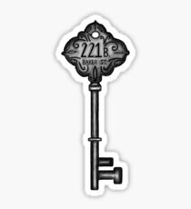 Sherlock key 221B Baker Street Sticker