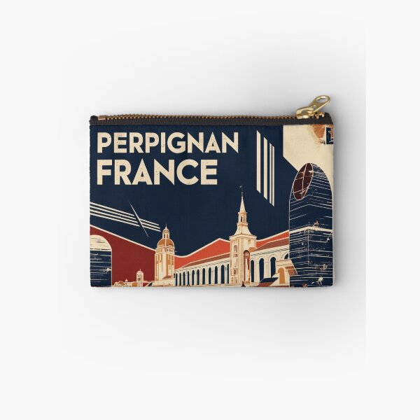 Item preview, Perpignan France 1950s Vintage Travel Tourism designed and sold by TravelersGems.