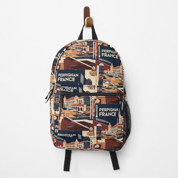 Item preview, Perpignan France 1950s Vintage Travel Tourism designed and sold by TravelersGems.