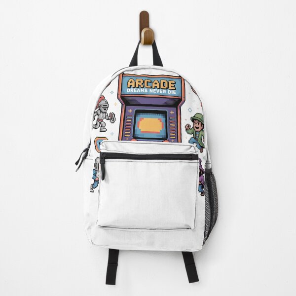 Item preview, Arcade Dreams Never Die Pixel Cabinet Art designed and sold by Printiko.