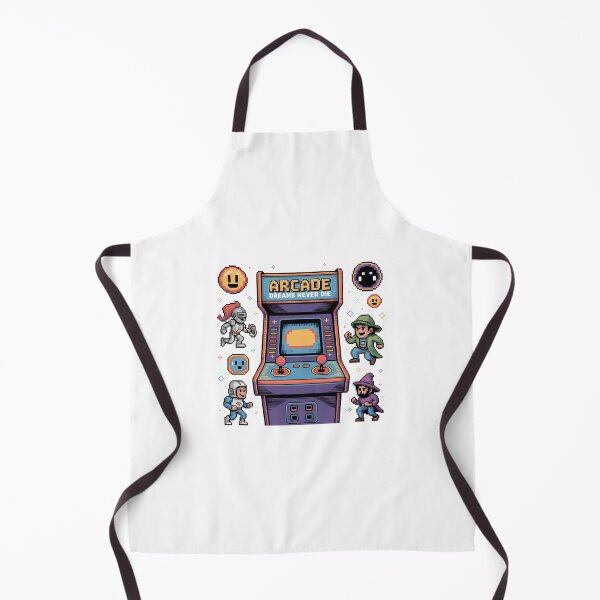 Item preview, Arcade Dreams Never Die Pixel Cabinet Art designed and sold by Printiko.