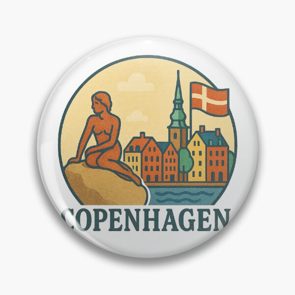 Item preview, Copenhagen Denmark City Mermaid designed and sold by M4nulas.