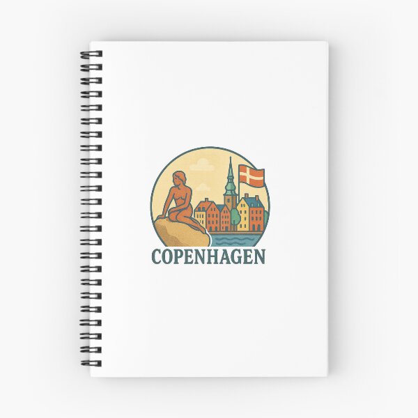 Item preview, Copenhagen Denmark City Mermaid designed and sold by M4nulas.