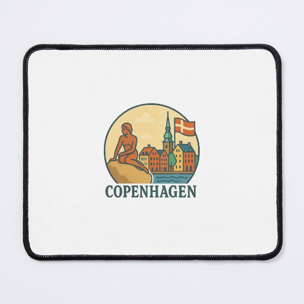 Item preview, Copenhagen Denmark City Mermaid designed and sold by M4nulas.
