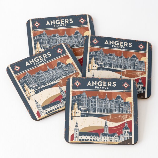 Item preview, Angers France 1950s Vintage Travel Tourism designed and sold by TravelersGems.