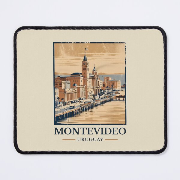 Item preview, A Vintage Travel Illustration of Montevideo - Uruguay designed and sold by GoodOldVintage.