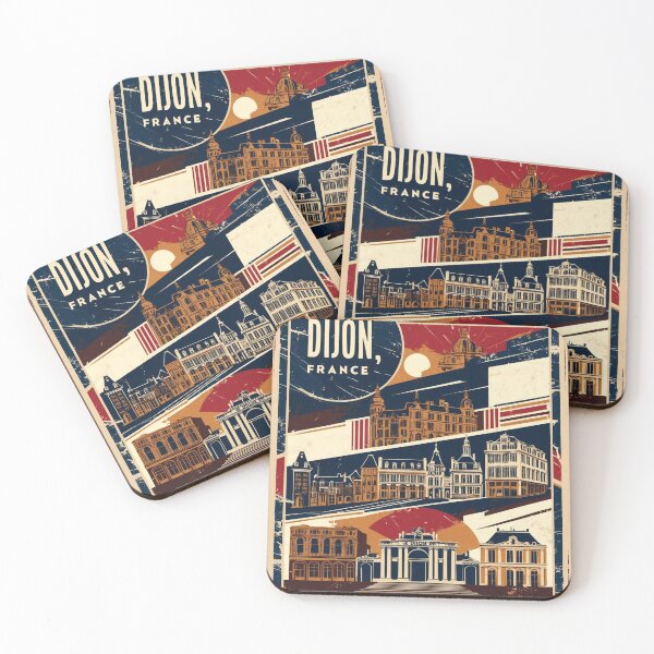 Item preview, Dijon France 1950s Vintage Travel Tourism designed and sold by TravelersGems.