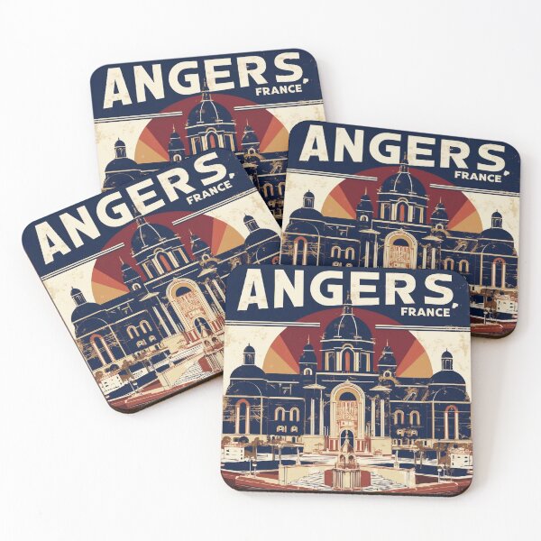 Item preview, Angers France 1950s Vintage Travel Tourism designed and sold by TravelersGems.