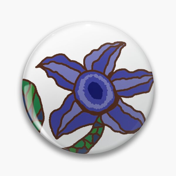 Item preview, Blue mosaic flower designed and sold by AfricaDandelion.