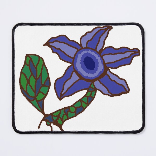 Item preview, Blue mosaic flower designed and sold by AfricaDandelion.
