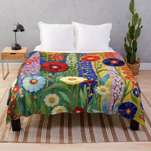 Item preview, Gustav Klimt Flower Garden designed and sold by maniacfitness.
