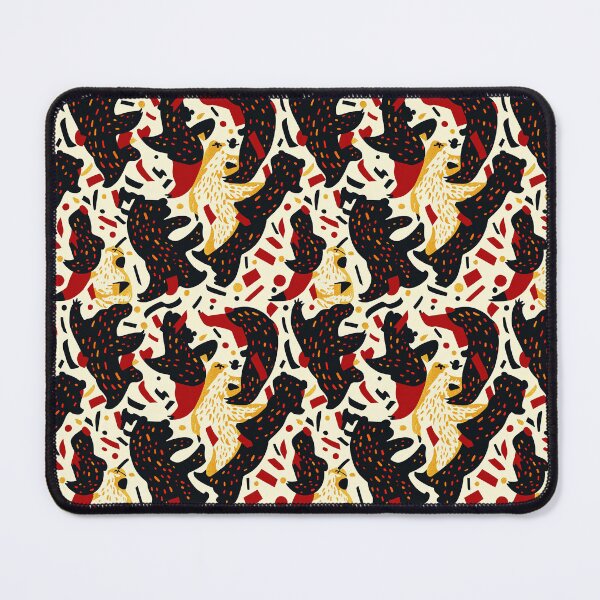 Item preview, Brightly Colored Bear Group Modern Design designed and sold by MidArtForge.