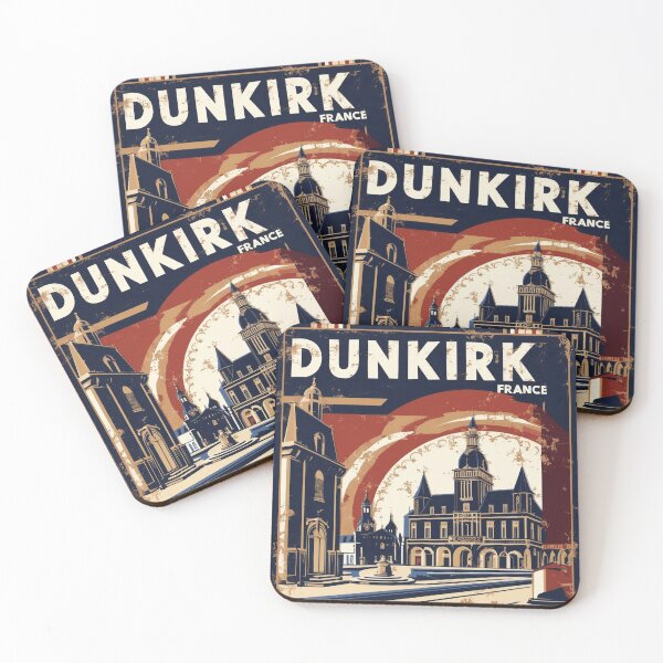 Item preview, Dunkirk France 1950s Vintage Travel Tourism designed and sold by TravelersGems.