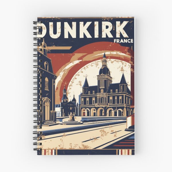 Item preview, Dunkirk France 1950s Vintage Travel Tourism designed and sold by TravelersGems.