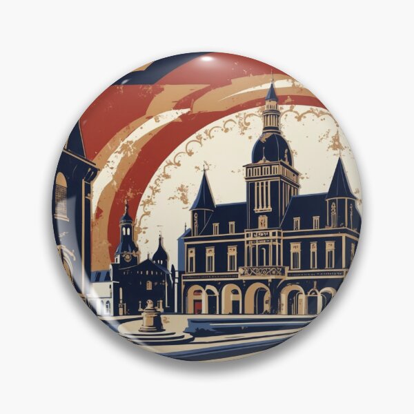 Item preview, Dunkirk France 1950s Vintage Travel Tourism designed and sold by TravelersGems.
