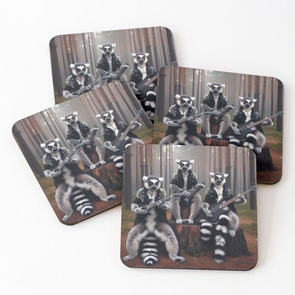 Item preview, cute lemurs designed and sold by Dogandesighn.