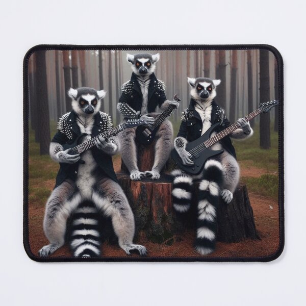 Item preview, cute lemurs designed and sold by Dogandesighn.