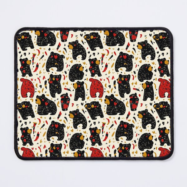 Item preview, Brightly Colored Bear Group Modern Design designed and sold by MidArtForge.