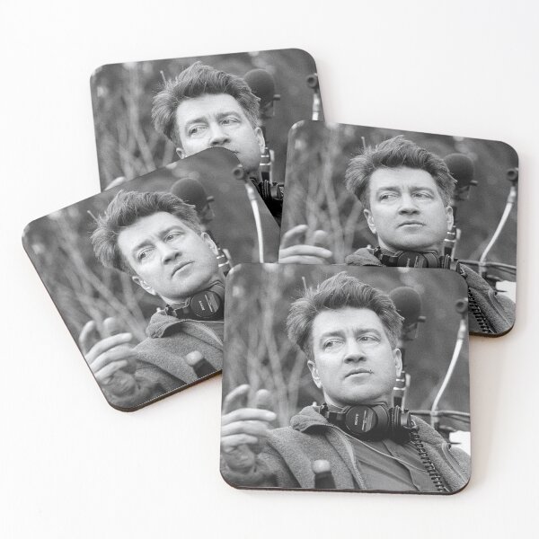 Item preview, David Lynch: The Maestro – Vintage Black and White Art Print designed and sold by TheTwinPeaks.