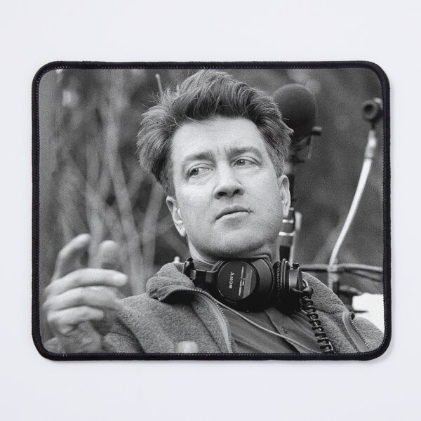 Item preview, David Lynch: The Maestro – Vintage Black and White Art Print designed and sold by TheTwinPeaks.