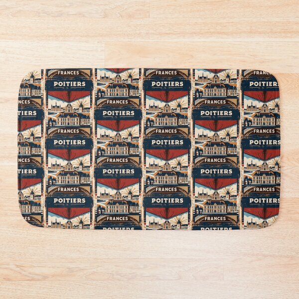 Item preview, Poitiers France 1950s Vintage Travel Tourism designed and sold by TravelersGems.