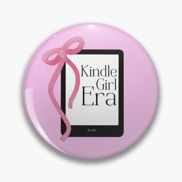 Item preview, Kindle Girl Era Aesthetic Sticker | Pink Bow Pastel E-Reader Design for Book Lovers designed and sold by chattycreations.