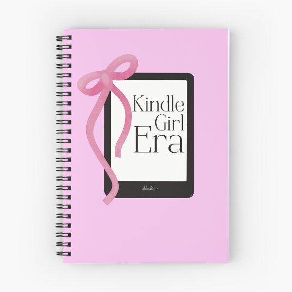 Item preview, Kindle Girl Era Aesthetic Sticker | Pink Bow Pastel E-Reader Design for Book Lovers designed and sold by chattycreations.