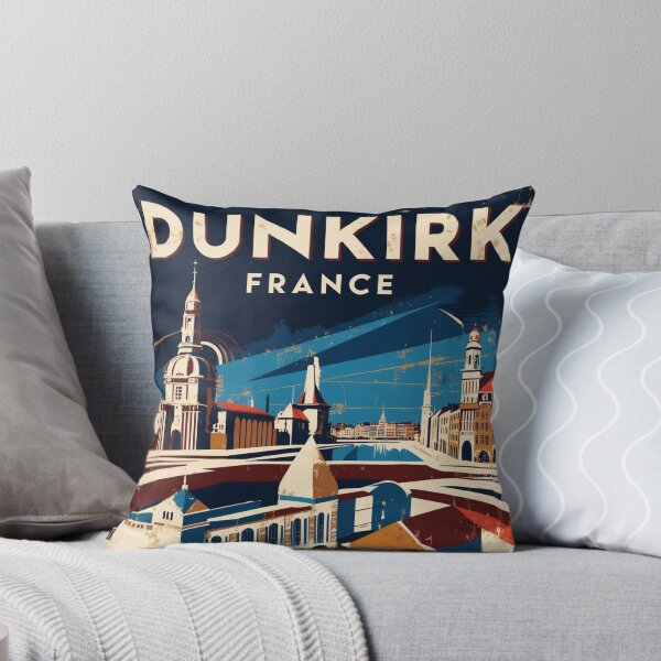 Item preview, Dunkirk France 1950s Vintage Travel Tourism designed and sold by TravelersGems.
