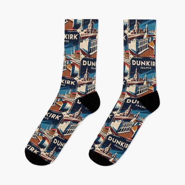 Item preview, Dunkirk France 1950s Vintage Travel Tourism designed and sold by TravelersGems.