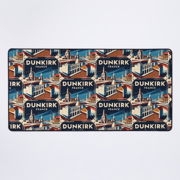 Item preview, Dunkirk France 1950s Vintage Travel Tourism designed and sold by TravelersGems.