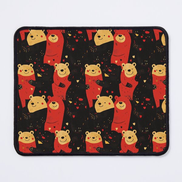Item preview, Brightly Colored Bear Group Modern Design designed and sold by MidArtForge.
