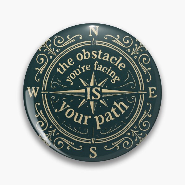 Item preview, The obstacle you're facing IS your path! designed and sold by TherapyVibes.