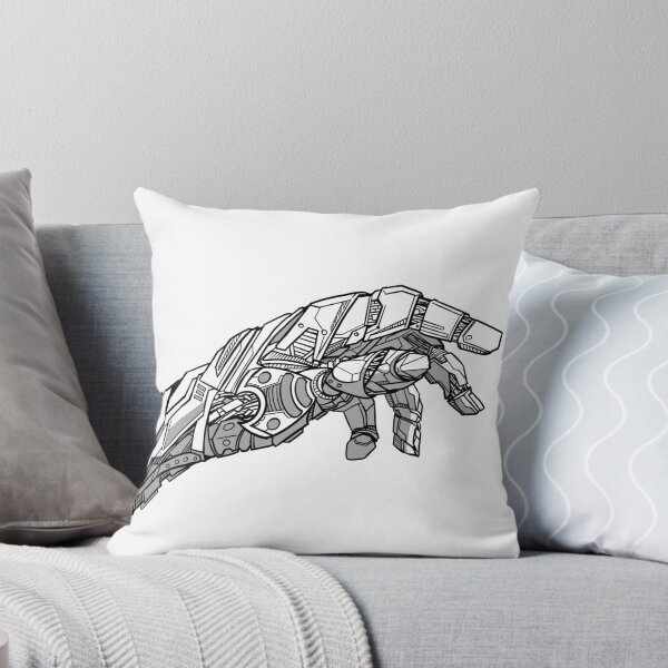Item preview, A robot or android hand human or machine drawing in black and white designed and sold by fifou96.