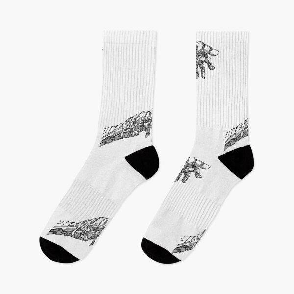 Item preview, A robot or android hand human or machine drawing in black and white designed and sold by fifou96.