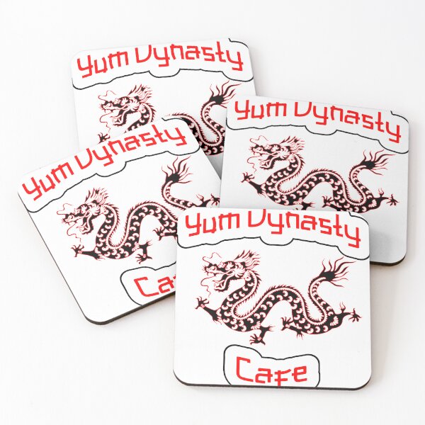 Item preview, Yum Dynasty Cafe - Retro Dragon Diner Logo designed and sold by BodegaBill.