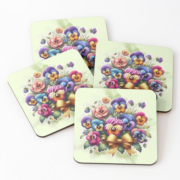 Item preview, Happy Mother’s Day! Thank you mom! Best mom! Cute greetings. Spring flowers. Special day.  designed and sold by Sugar Wisdom .