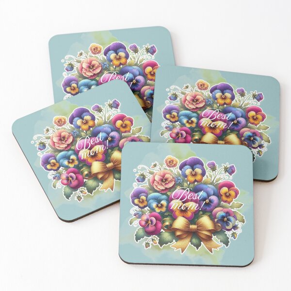Item preview, Happy Mother’s Day! Thank you mom! Best mom! Cute greetings. Spring flowers. Special day.  designed and sold by Sugar Wisdom .