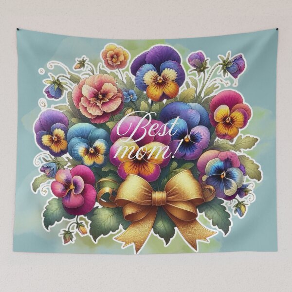 Item preview, Happy Mother’s Day! Thank you mom! Best mom! Cute greetings. Spring flowers. Special day.  designed and sold by Sugar Wisdom .