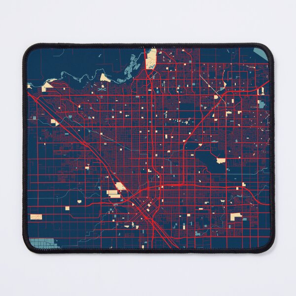 Item preview, Fresno City Map of California, USA - Hope designed and sold by deMAP.