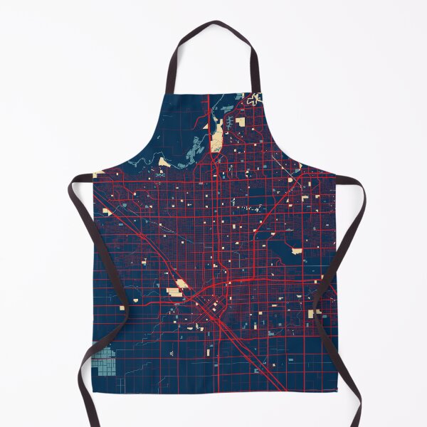 Item preview, Fresno City Map of California, USA - Hope designed and sold by deMAP.
