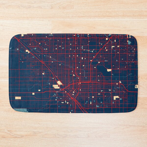 Item preview, Fresno City Map of California, USA - Hope designed and sold by deMAP.