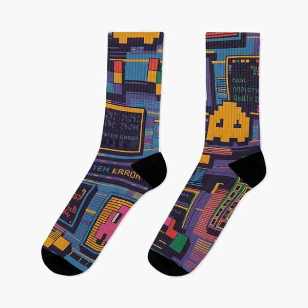 Item preview, System Error Glitch – Retro Pixel Art with 80s and 90s Tech Vibes designed and sold by pnidesign.