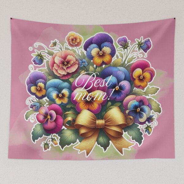 Item preview, Happy Mother’s Day! Thank you mom! Best mom! Cute greetings. Spring flowers. Special day.  designed and sold by Sugar Wisdom .