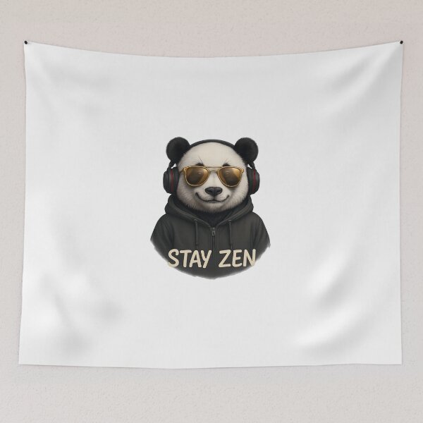 Item preview, Urban Panda Stay Zen Cool Streetwear Vibe designed and sold by WolfPixelRo.