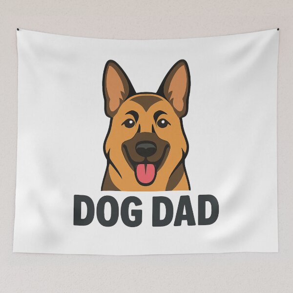 Item preview, Dog Dad – German Shepherd Edition | Loyal Companion Design designed and sold by The Sandy Design Store.